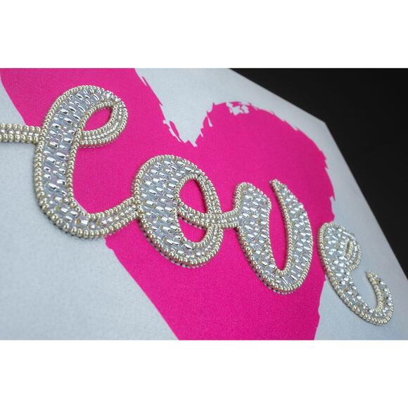 Bead Embroidery DIY Kit Miniart Crafts 33019 LOVE Handmade Home Wall Decor - Picture 4 of 7